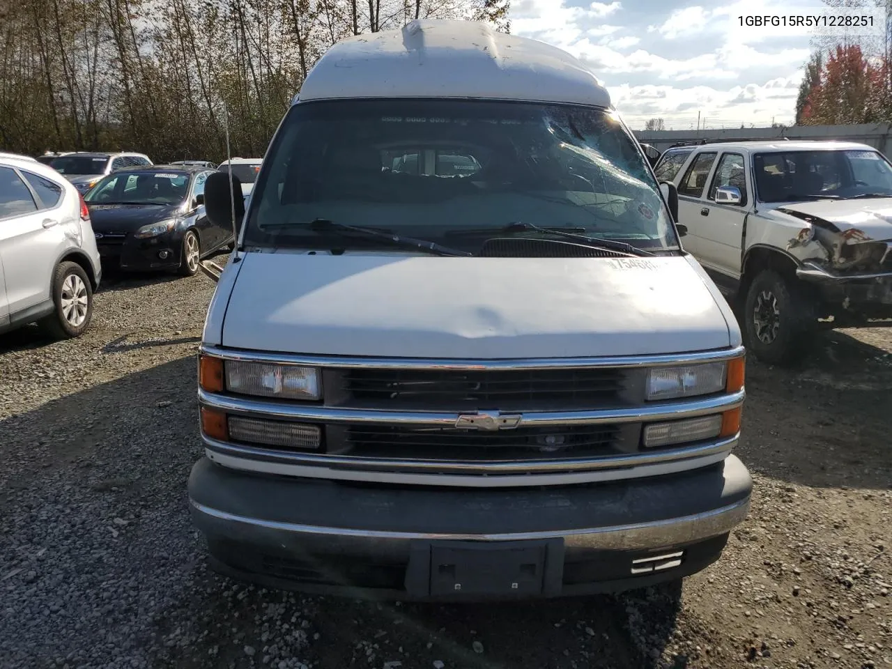 2000 Chevrolet Express G1500 VIN: 1GBFG15R5Y1228251 Lot: 75468884