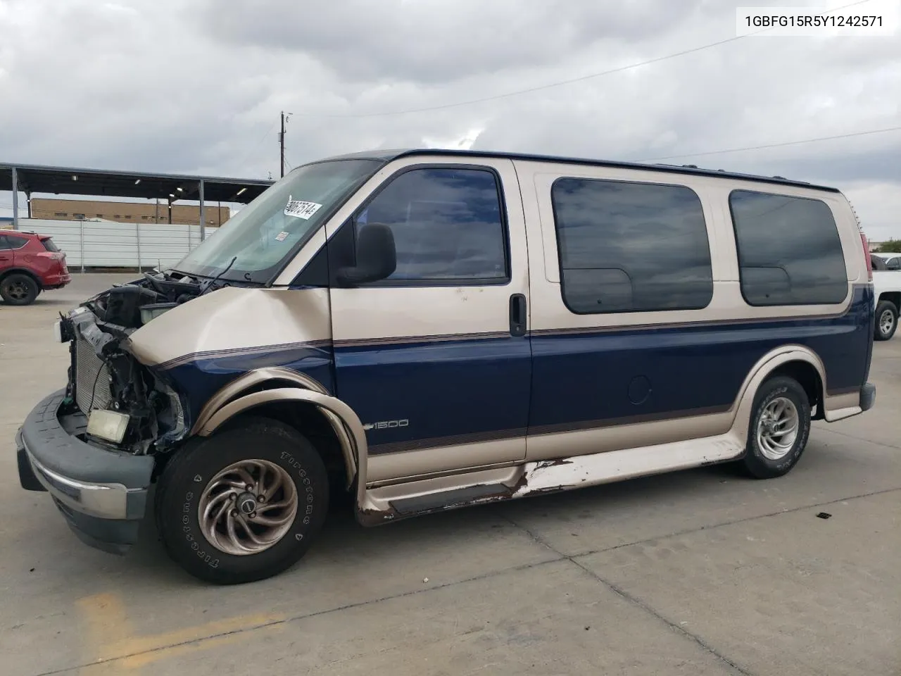 2000 Chevrolet Express G1500 VIN: 1GBFG15R5Y1242571 Lot: 78067514