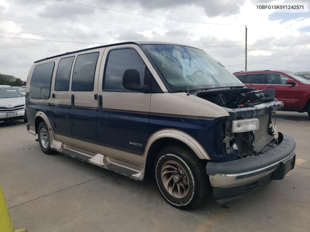 2000 Chevrolet Express G1500 VIN: 1GBFG15R5Y1242571 Lot: 78067514