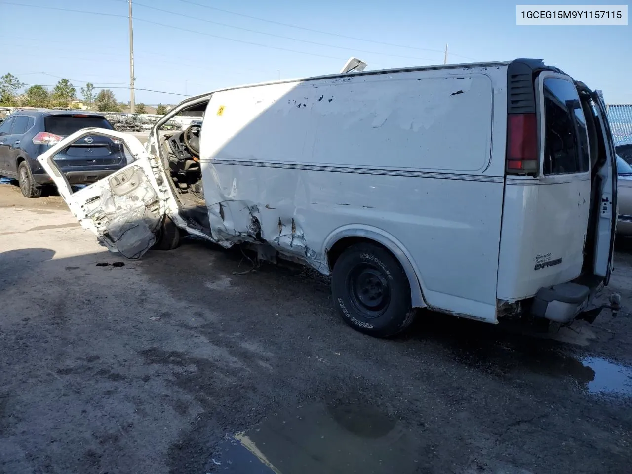 2000 Chevrolet Express G1500 VIN: 1GCEG15M9Y1157115 Lot: 79003764