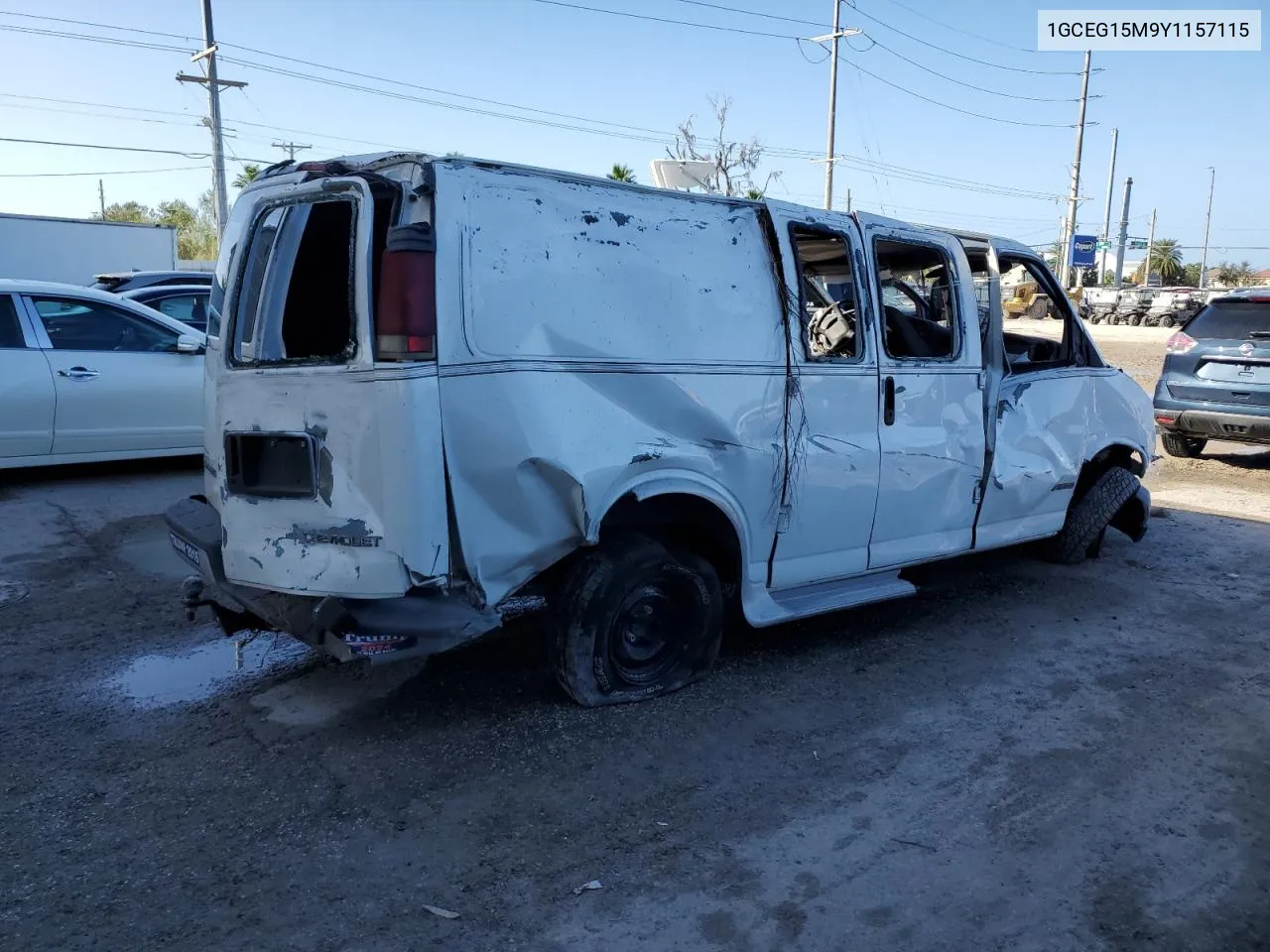 2000 Chevrolet Express G1500 VIN: 1GCEG15M9Y1157115 Lot: 79003764