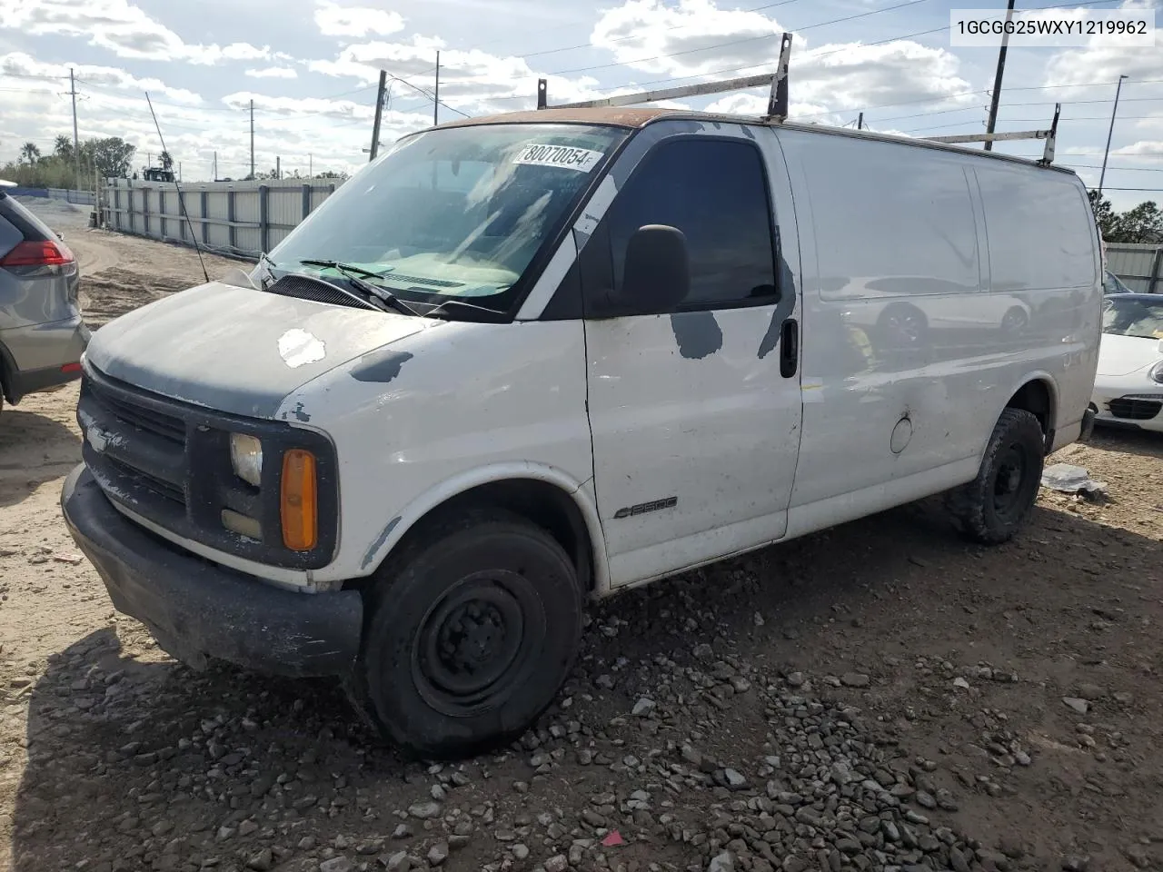 2000 Chevrolet Express G2500 VIN: 1GCGG25WXY1219962 Lot: 80070054