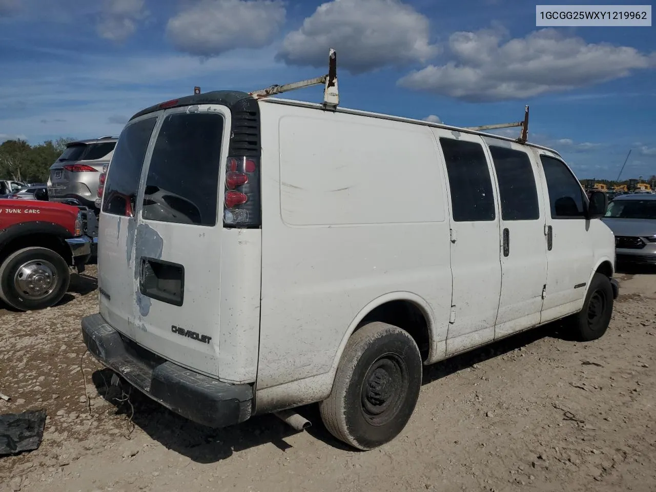 2000 Chevrolet Express G2500 VIN: 1GCGG25WXY1219962 Lot: 80070054