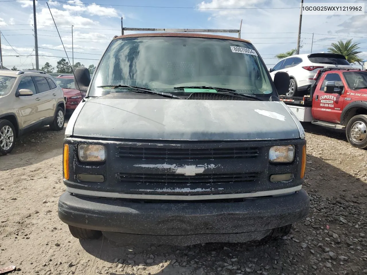 2000 Chevrolet Express G2500 VIN: 1GCGG25WXY1219962 Lot: 80070054