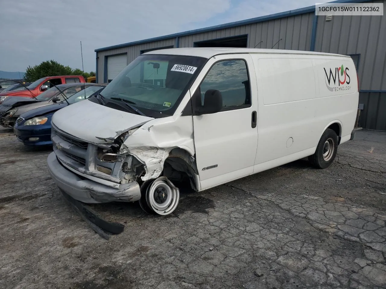 2001 Chevrolet Express G1500 VIN: 1GCFG15W011122362 Lot: 66928614