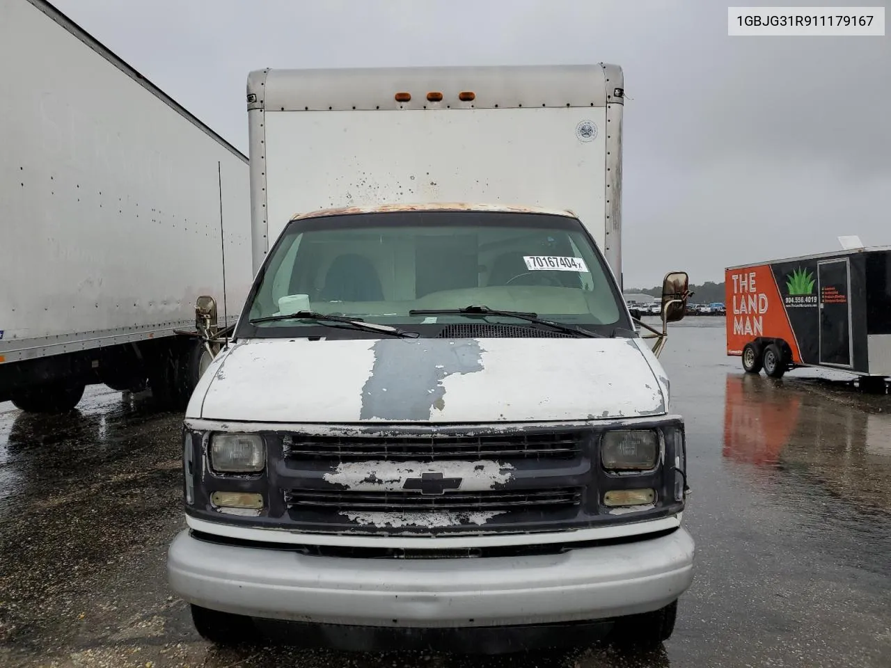 2001 Chevrolet Express Cutaway G3500 VIN: 1GBJG31R911179167 Lot: 70167404