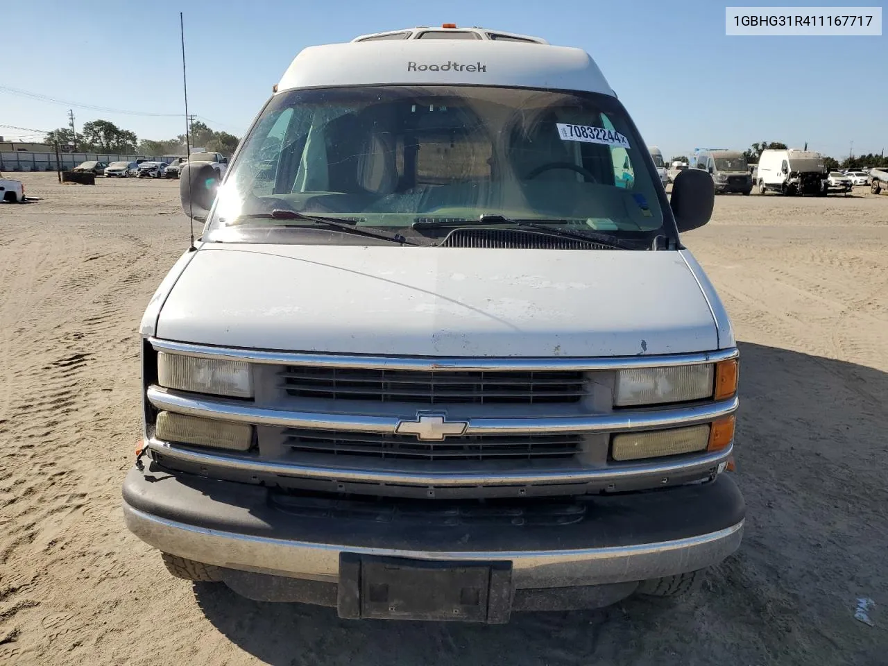 2001 Chevrolet Express Cutaway G3500 VIN: 1GBHG31R411167717 Lot: 70832244