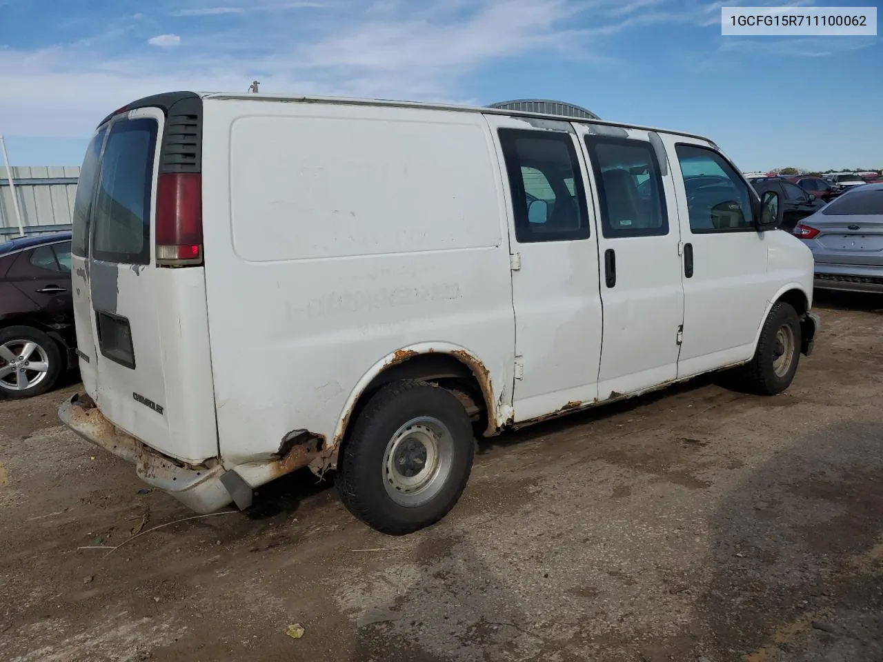 2001 Chevrolet Express G1500 VIN: 1GCFG15R711100062 Lot: 79750864