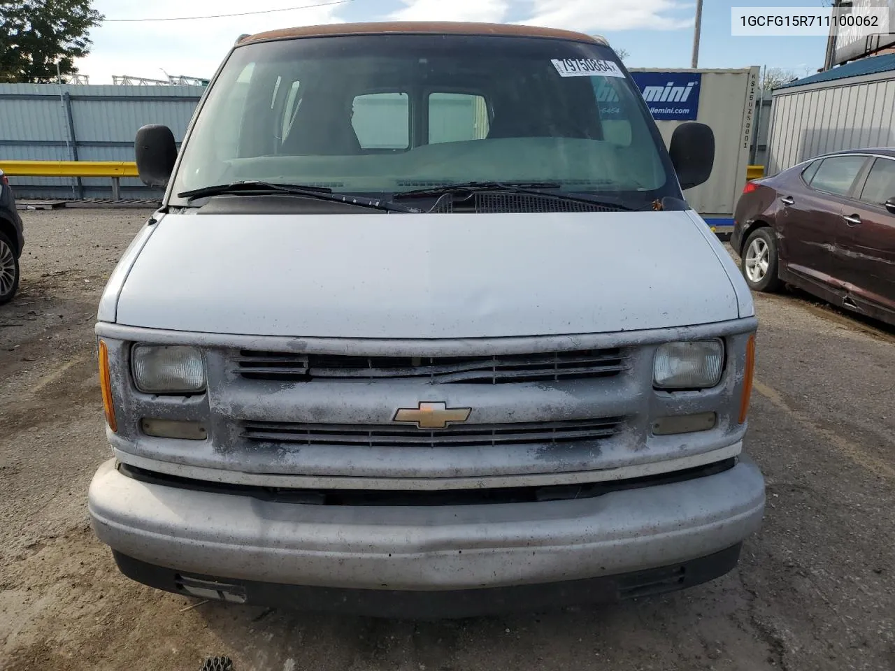 2001 Chevrolet Express G1500 VIN: 1GCFG15R711100062 Lot: 79750864