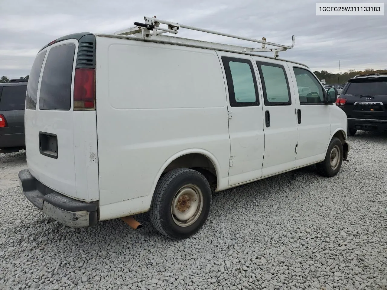 2001 Chevrolet Express G2500 VIN: 1GCFG25W311133183 Lot: 80369454