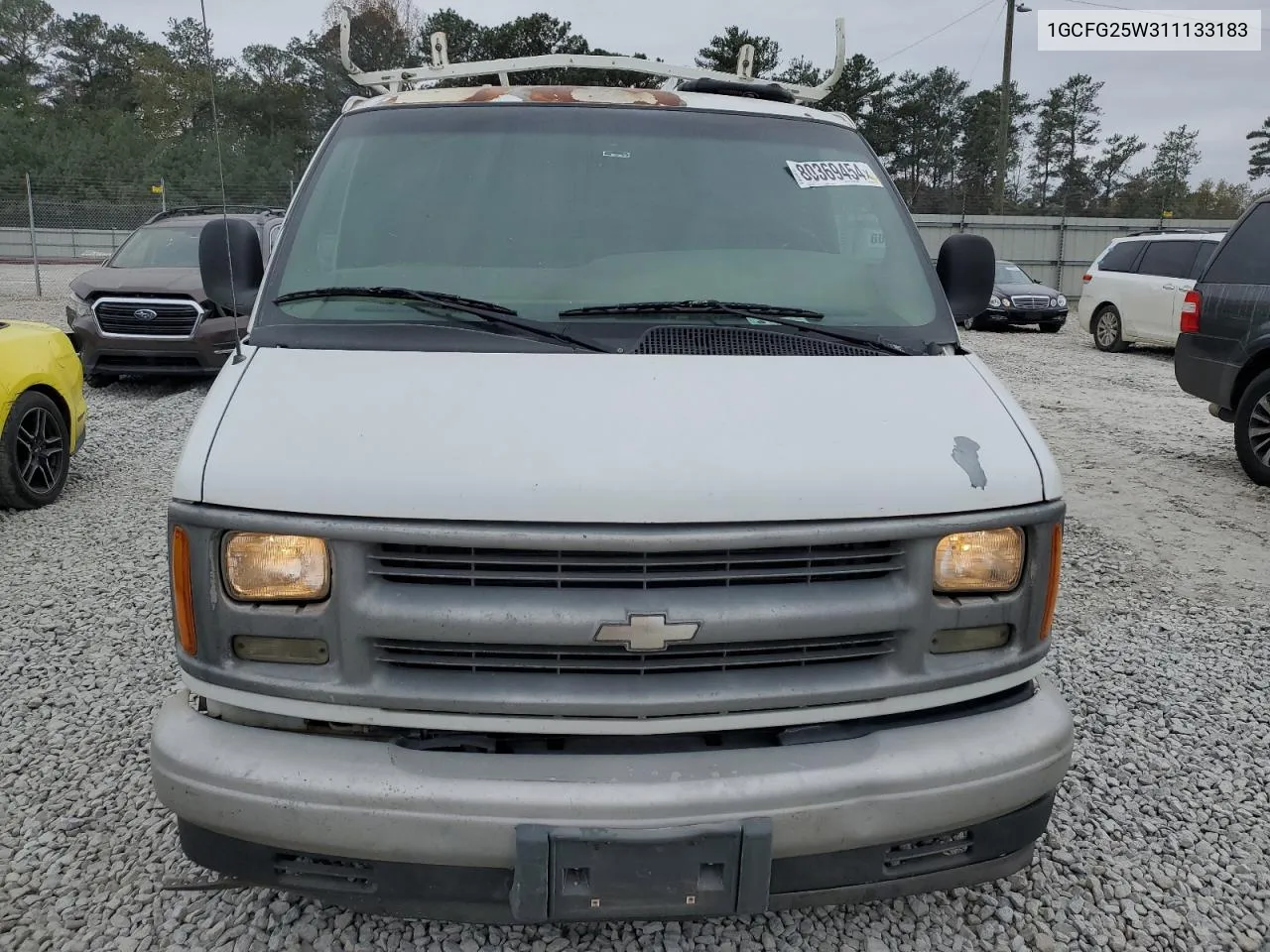 2001 Chevrolet Express G2500 VIN: 1GCFG25W311133183 Lot: 80369454