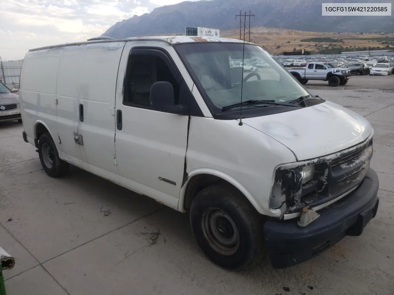 2002 Chevrolet Express G1500 VIN: 1GCFG15W421220585 Lot: 66228494