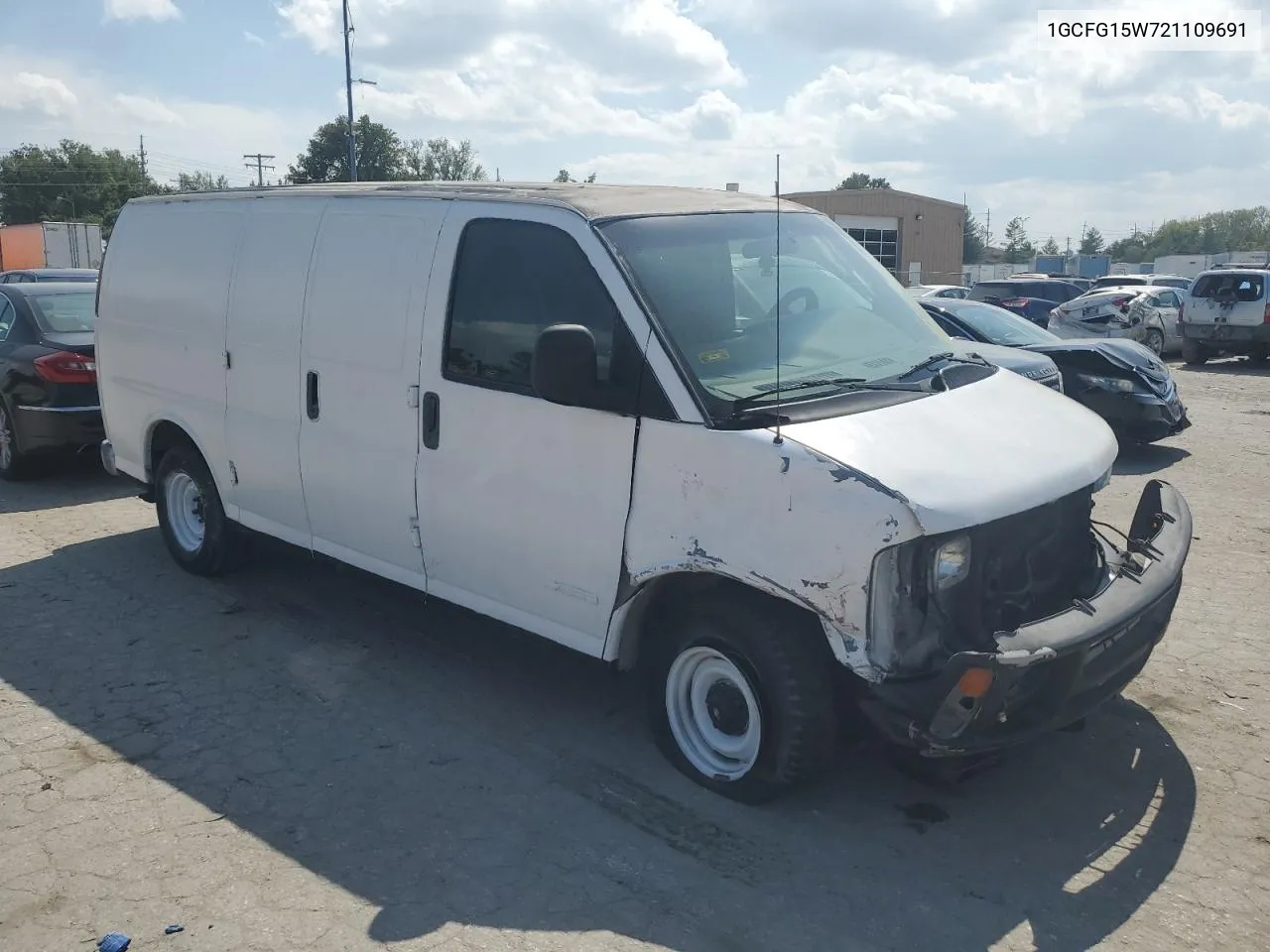 2002 Chevrolet Express G1500 VIN: 1GCFG15W721109691 Lot: 70051704