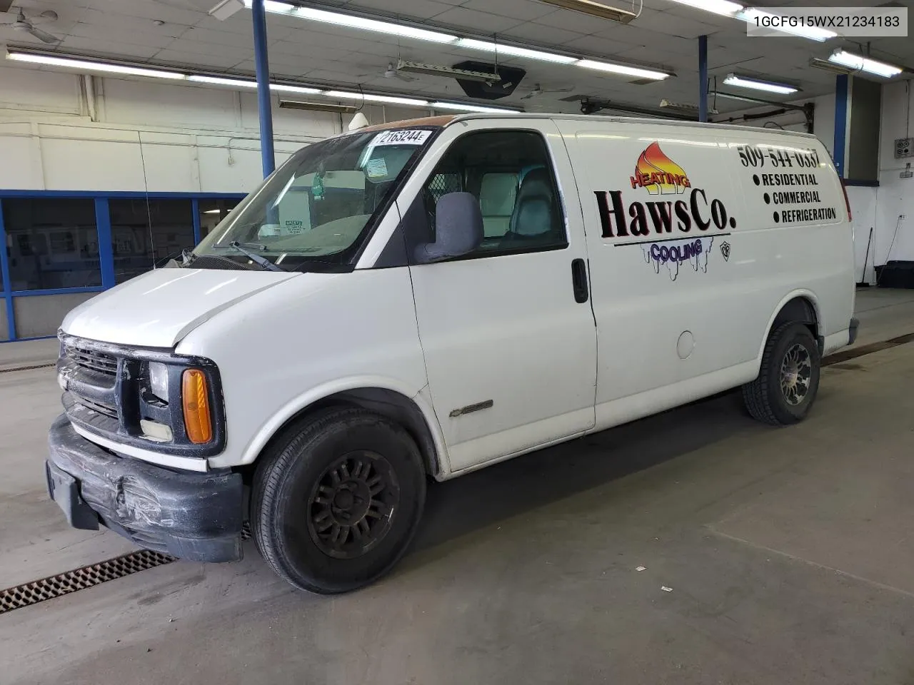 2002 Chevrolet Express G1500 VIN: 1GCFG15WX21234183 Lot: 72163244