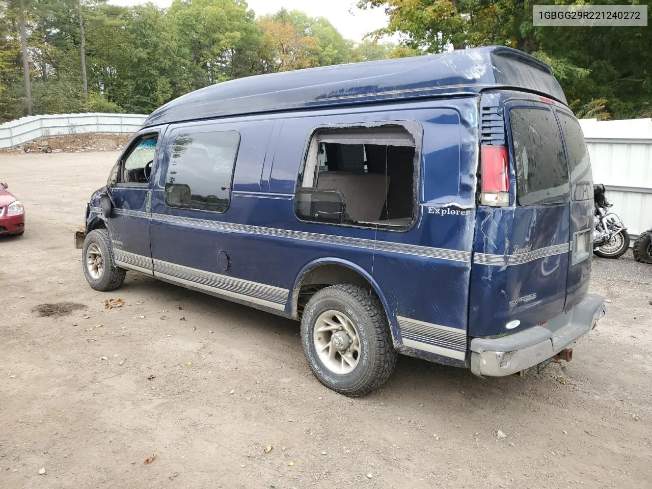 2002 Chevrolet Express G2500 VIN: 1GBGG29R221240272 Lot: 72594364