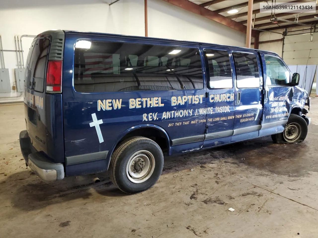 2002 Chevrolet Express G3500 VIN: 1GAHG39R121143434 Lot: 73485264