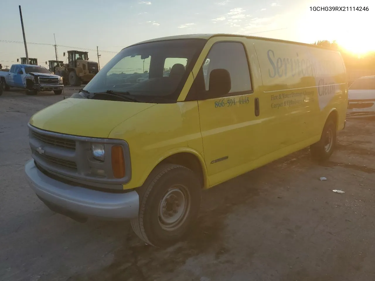 2002 Chevrolet Express G3500 VIN: 1GCHG39RX21114246 Lot: 74521734