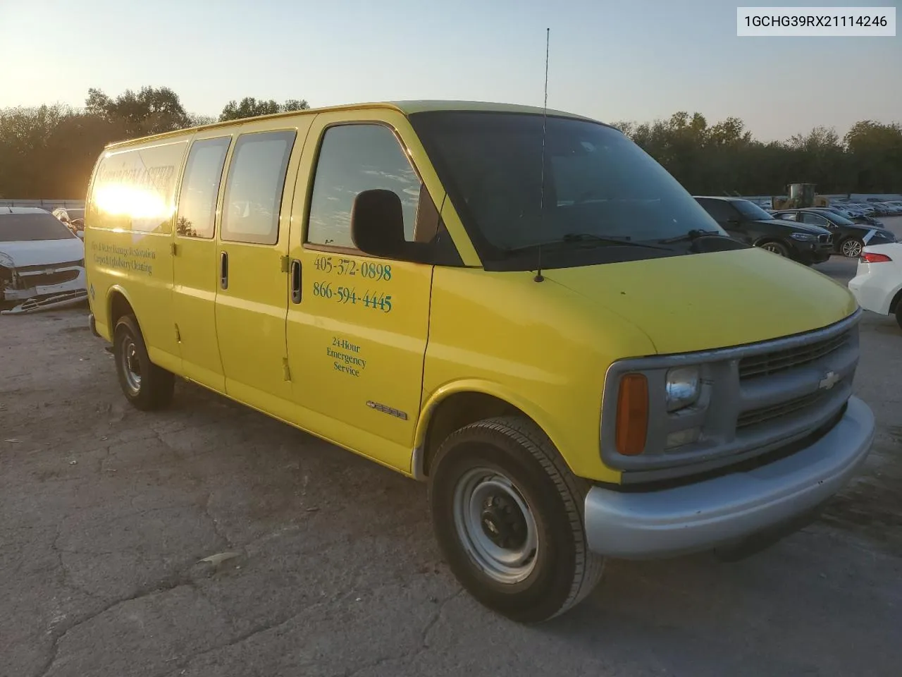 2002 Chevrolet Express G3500 VIN: 1GCHG39RX21114246 Lot: 74521734