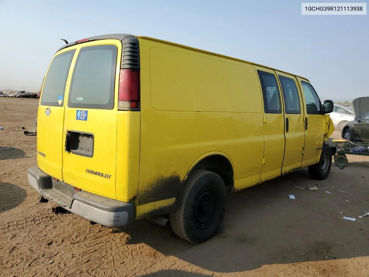 2002 Chevrolet Express G3500 VIN: 1GCHG39R121113938 Lot: 74704964