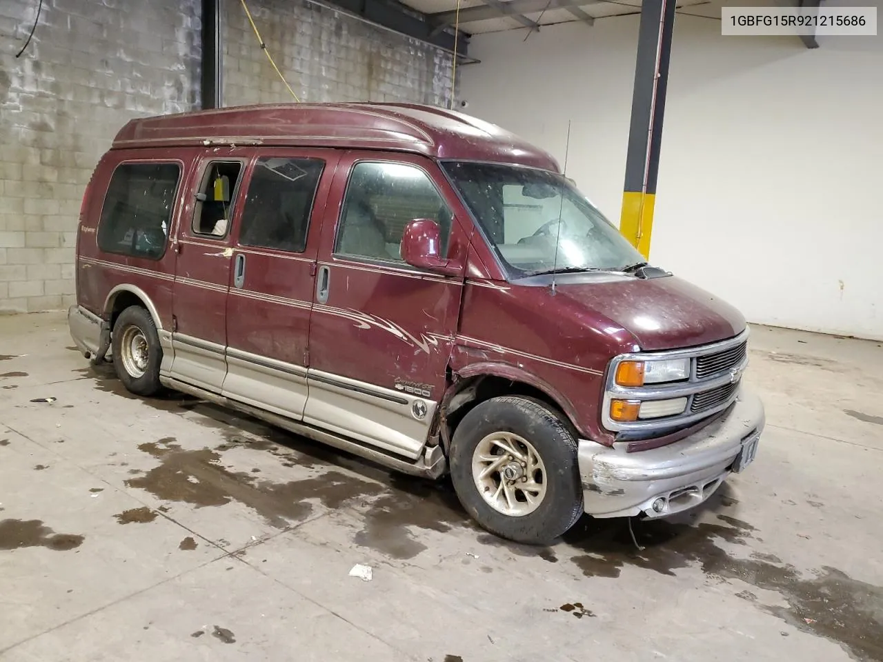 2002 Chevrolet Express G1500 VIN: 1GBFG15R921215686 Lot: 75614424