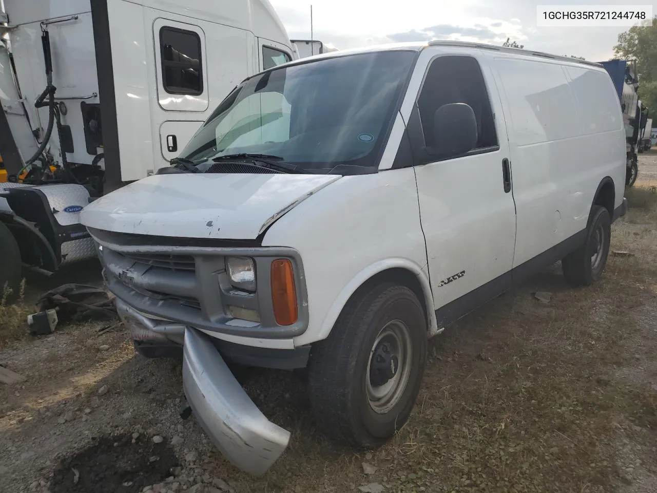 2002 Chevrolet Express G3500 VIN: 1GCHG35R721244748 Lot: 77873624