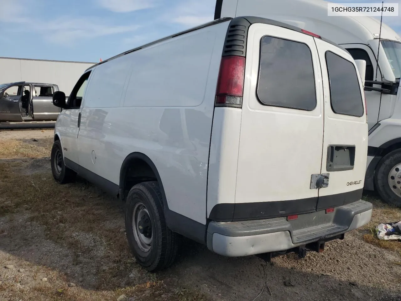 2002 Chevrolet Express G3500 VIN: 1GCHG35R721244748 Lot: 77873624