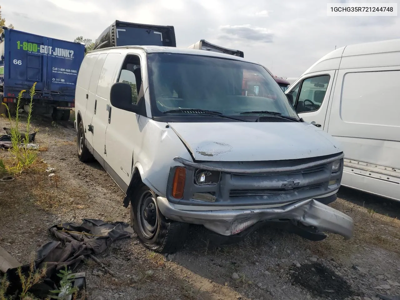 2002 Chevrolet Express G3500 VIN: 1GCHG35R721244748 Lot: 77873624