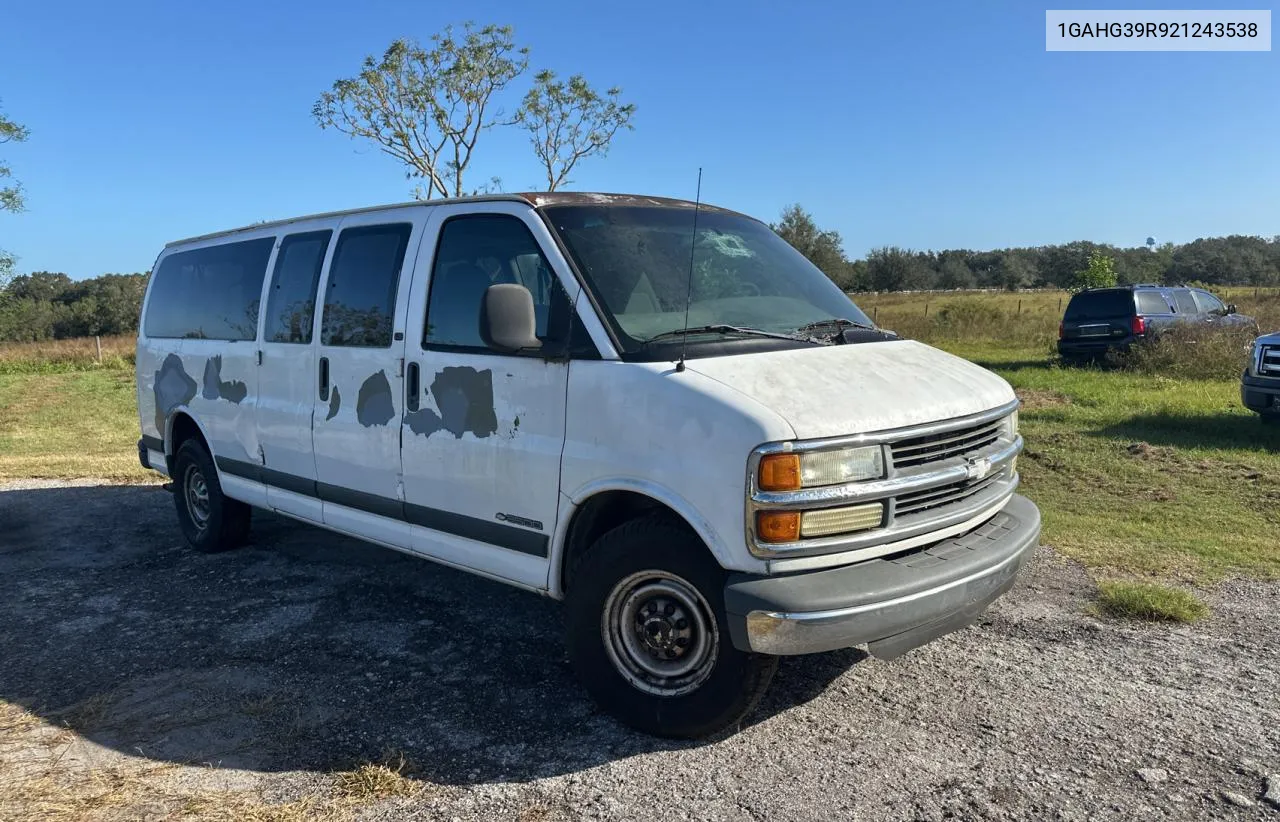 2002 Chevrolet Express G3500 VIN: 1GAHG39R921243538 Lot: 78916214