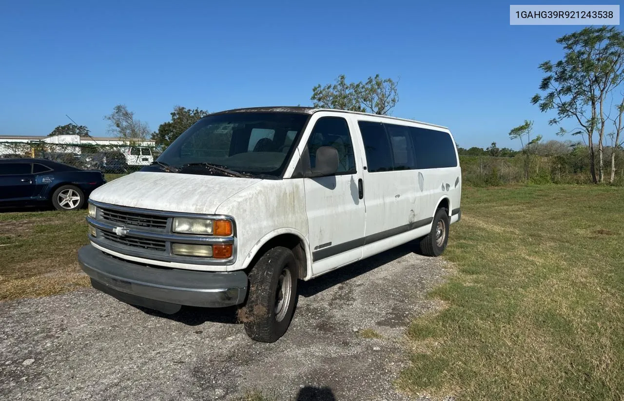 2002 Chevrolet Express G3500 VIN: 1GAHG39R921243538 Lot: 78916214