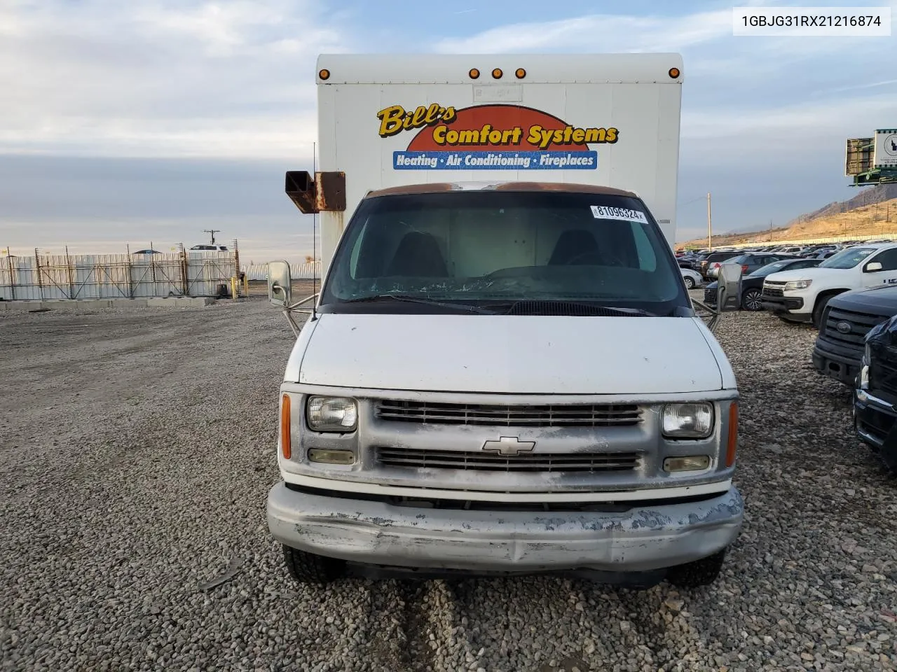 2002 Chevrolet Express G3500 VIN: 1GBJG31RX21216874 Lot: 81096324