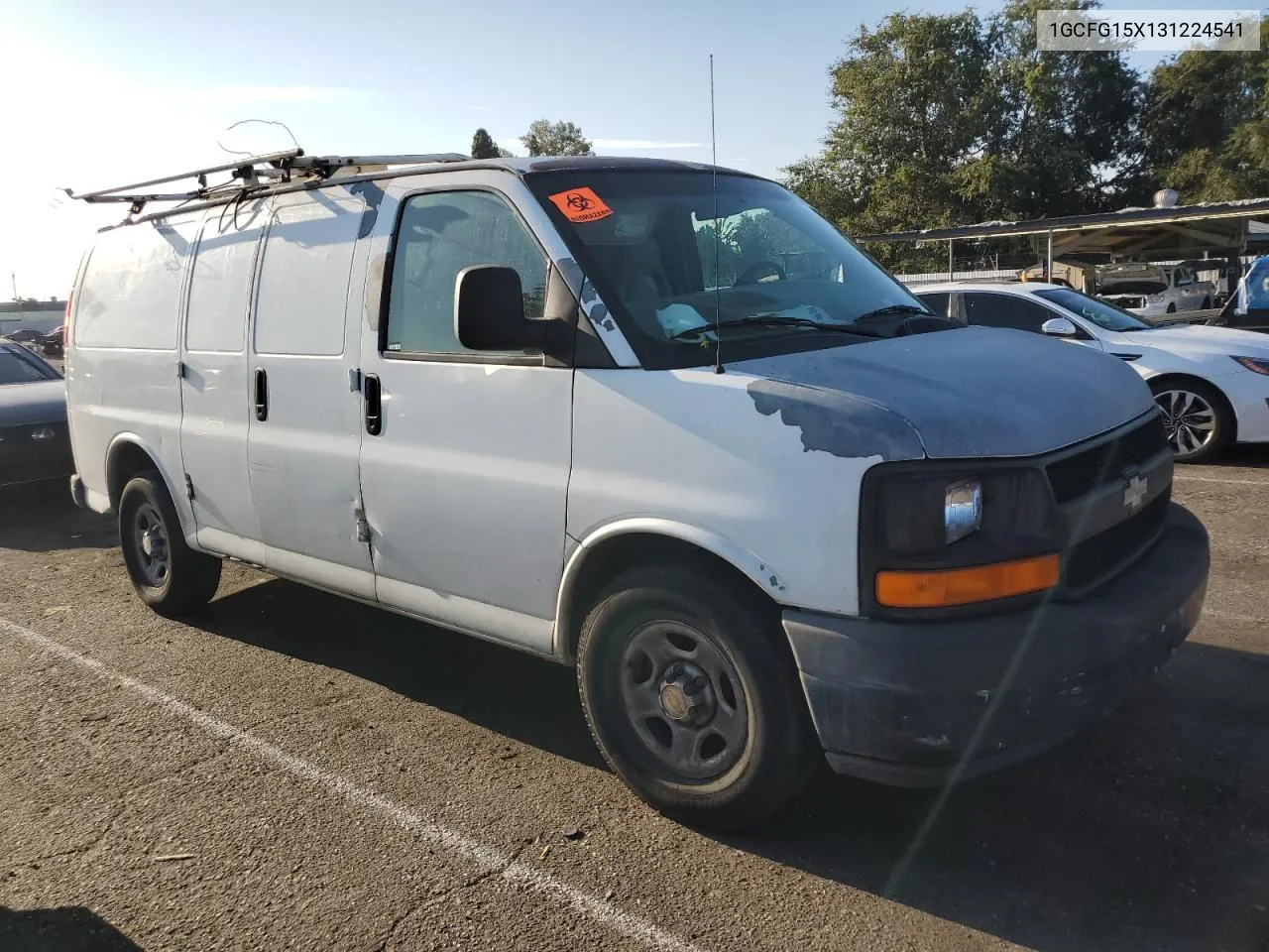 2003 Chevrolet Express G1500 VIN: 1GCFG15X131224541 Lot: 65774294