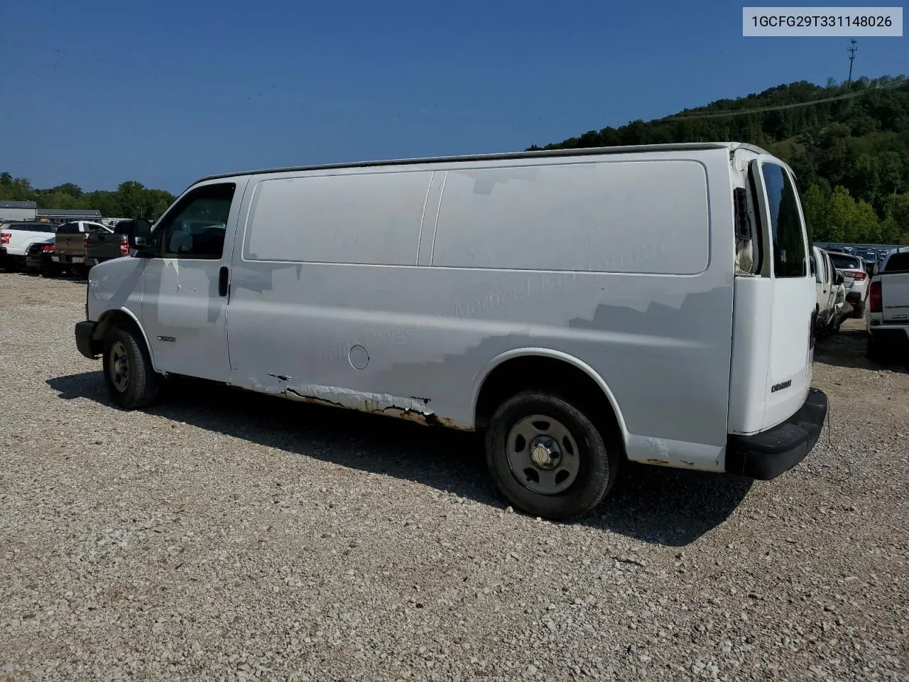 2003 Chevrolet Express G2500 VIN: 1GCFG29T331148026 Lot: 68858304