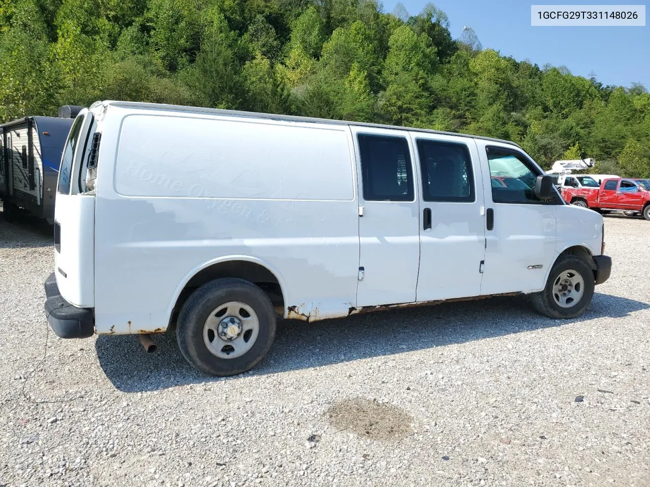 2003 Chevrolet Express G2500 VIN: 1GCFG29T331148026 Lot: 68858304