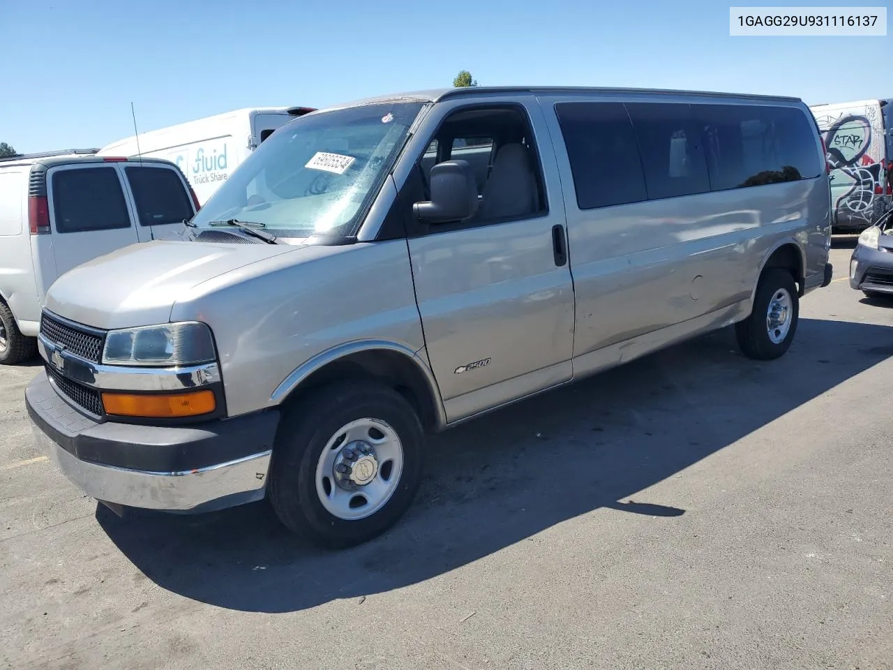 2003 Chevrolet Express G2500 VIN: 1GAGG29U931116137 Lot: 69605534