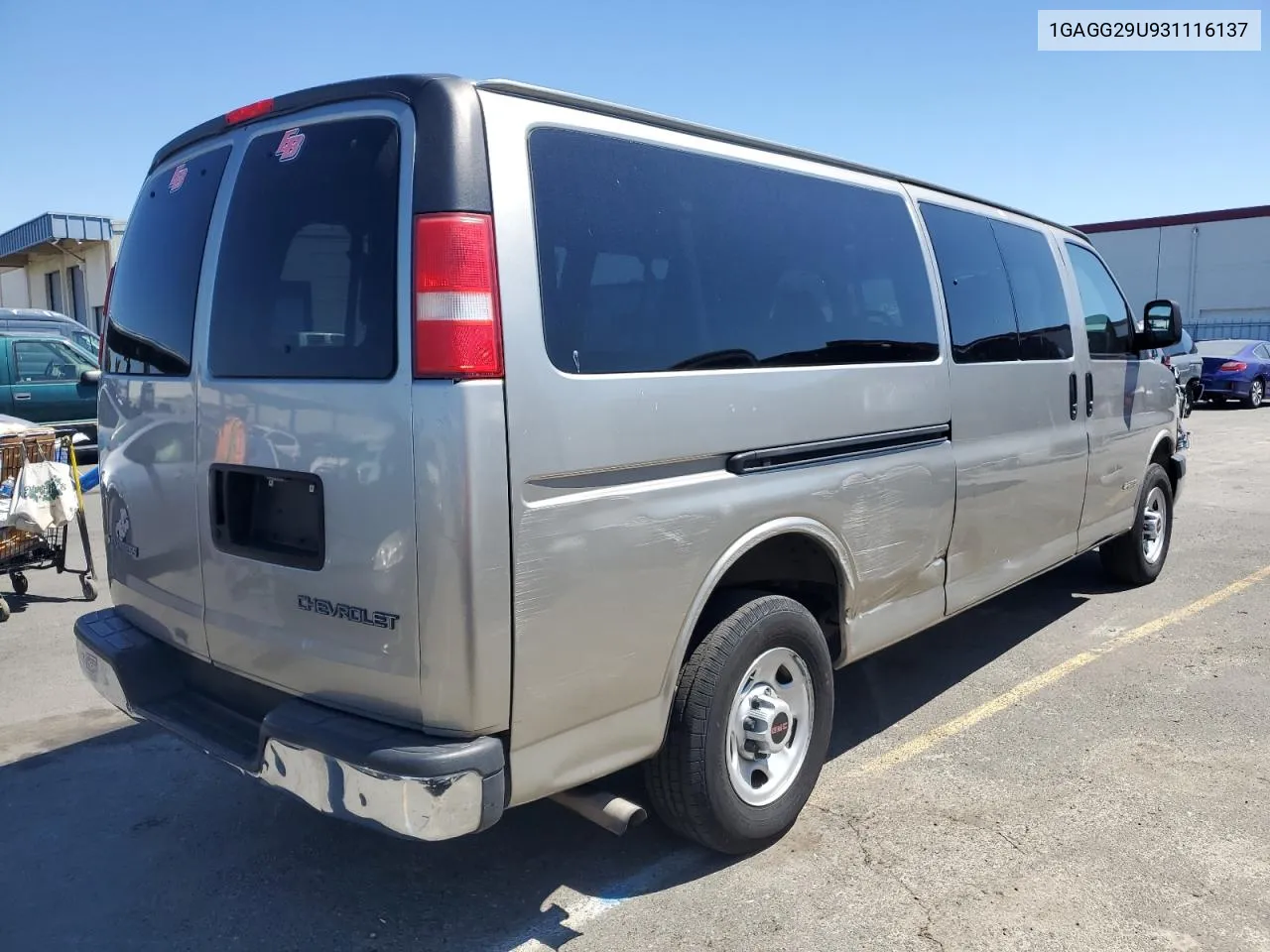 2003 Chevrolet Express G2500 VIN: 1GAGG29U931116137 Lot: 69605534