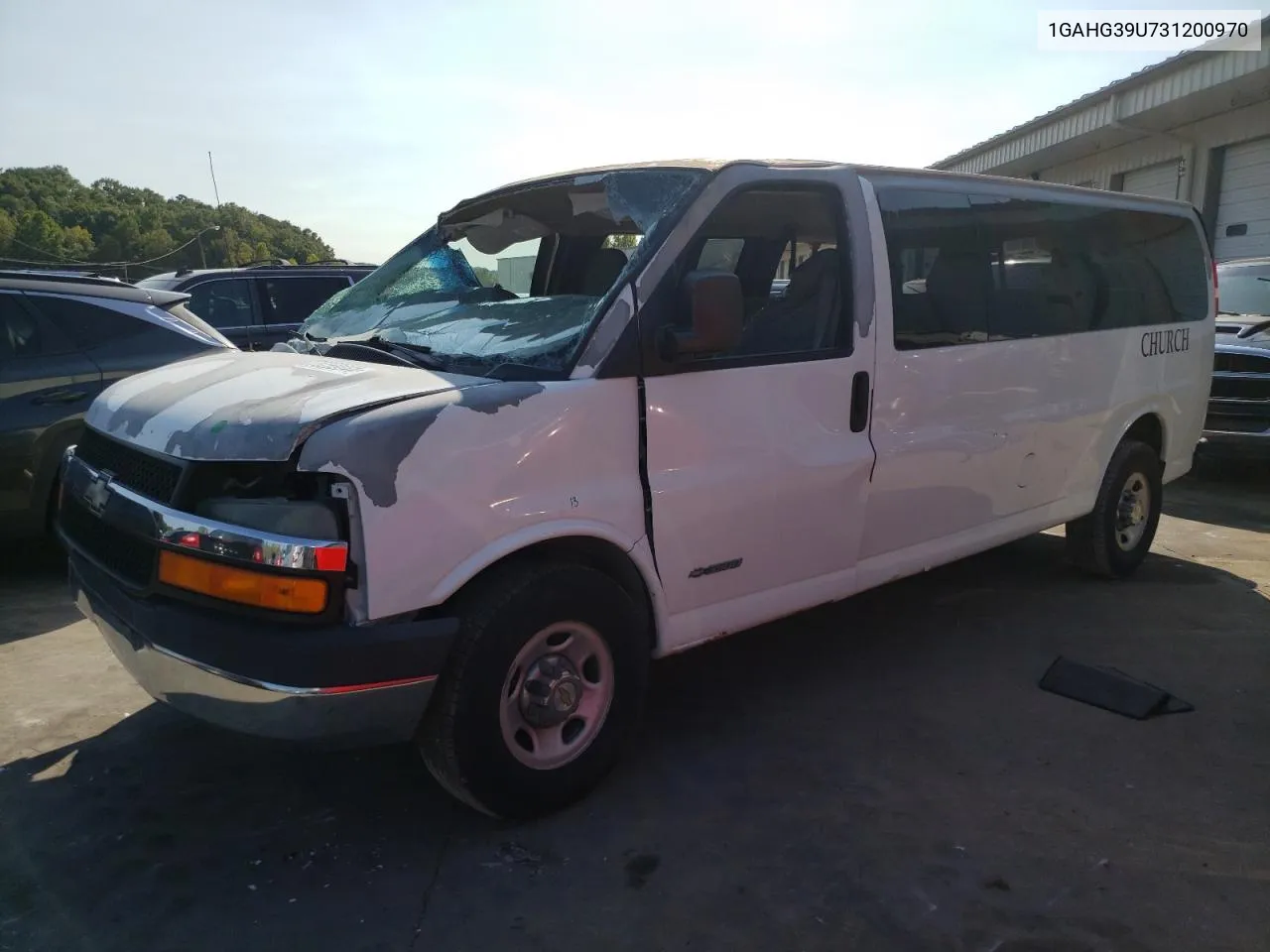 2003 Chevrolet Express G3500 VIN: 1GAHG39U731200970 Lot: 70269044