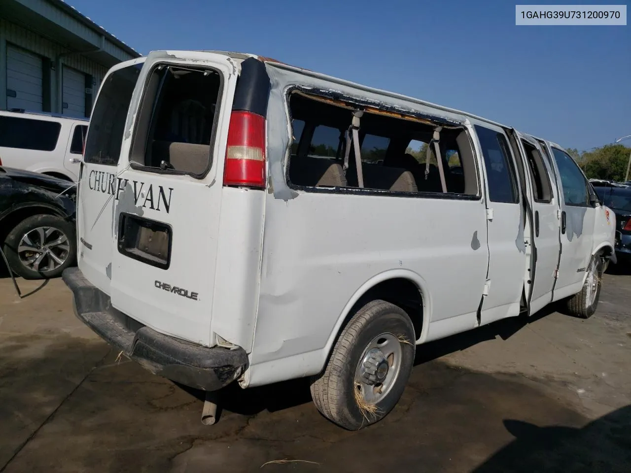 2003 Chevrolet Express G3500 VIN: 1GAHG39U731200970 Lot: 70269044