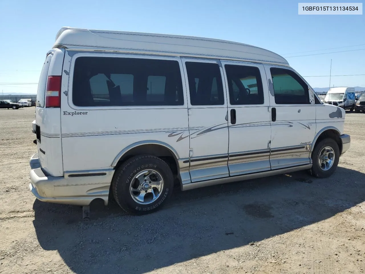 2003 Chevrolet Express G1500 VIN: 1GBFG15T131134534 Lot: 71045454