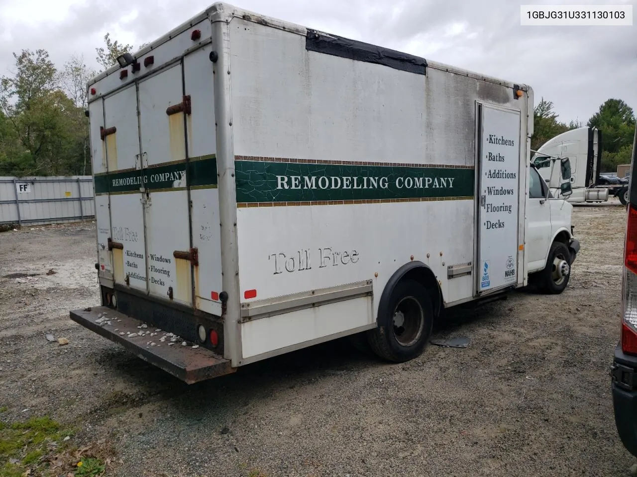 2003 Chevrolet Express G3500 VIN: 1GBJG31U331130103 Lot: 71593134