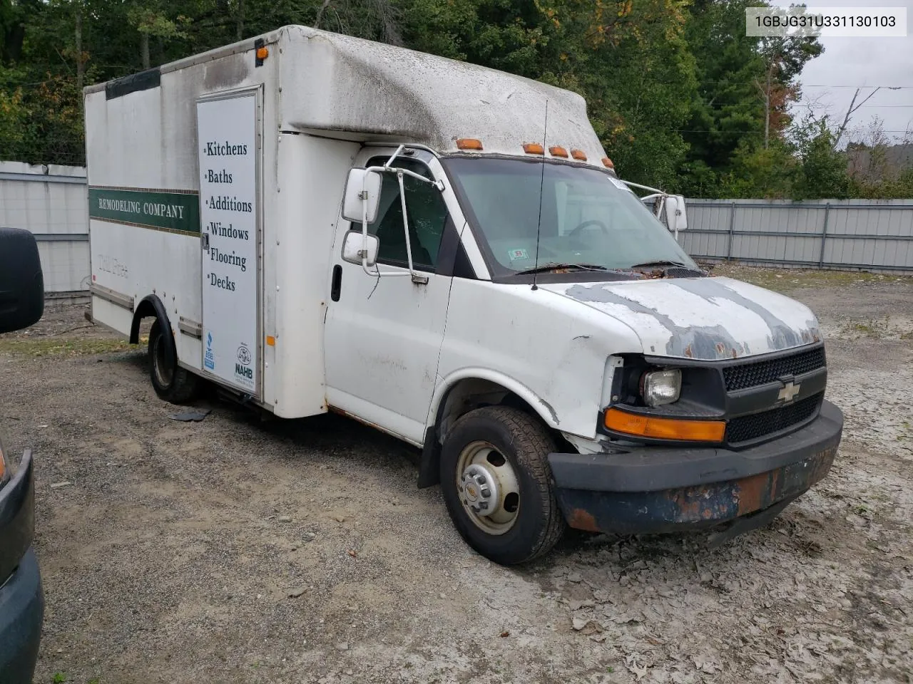 2003 Chevrolet Express G3500 VIN: 1GBJG31U331130103 Lot: 71593134