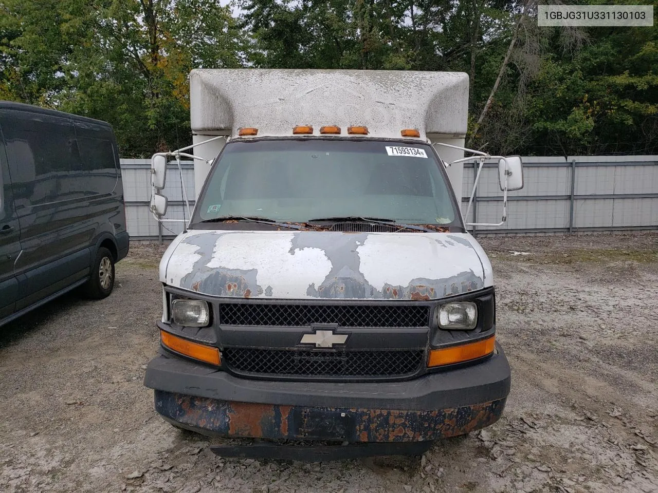 2003 Chevrolet Express G3500 VIN: 1GBJG31U331130103 Lot: 71593134