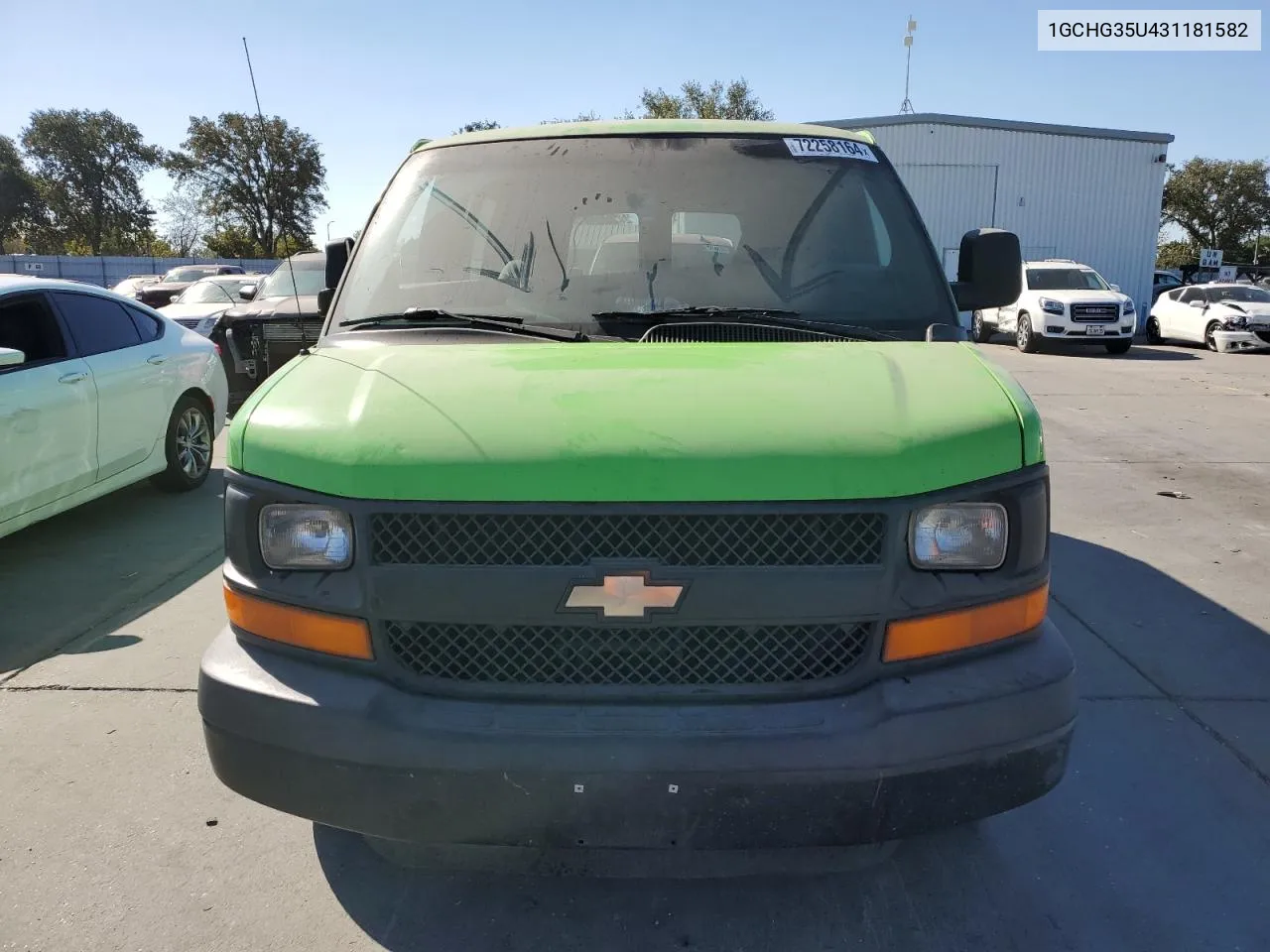 2003 Chevrolet Express G3500 VIN: 1GCHG35U431181582 Lot: 72258164