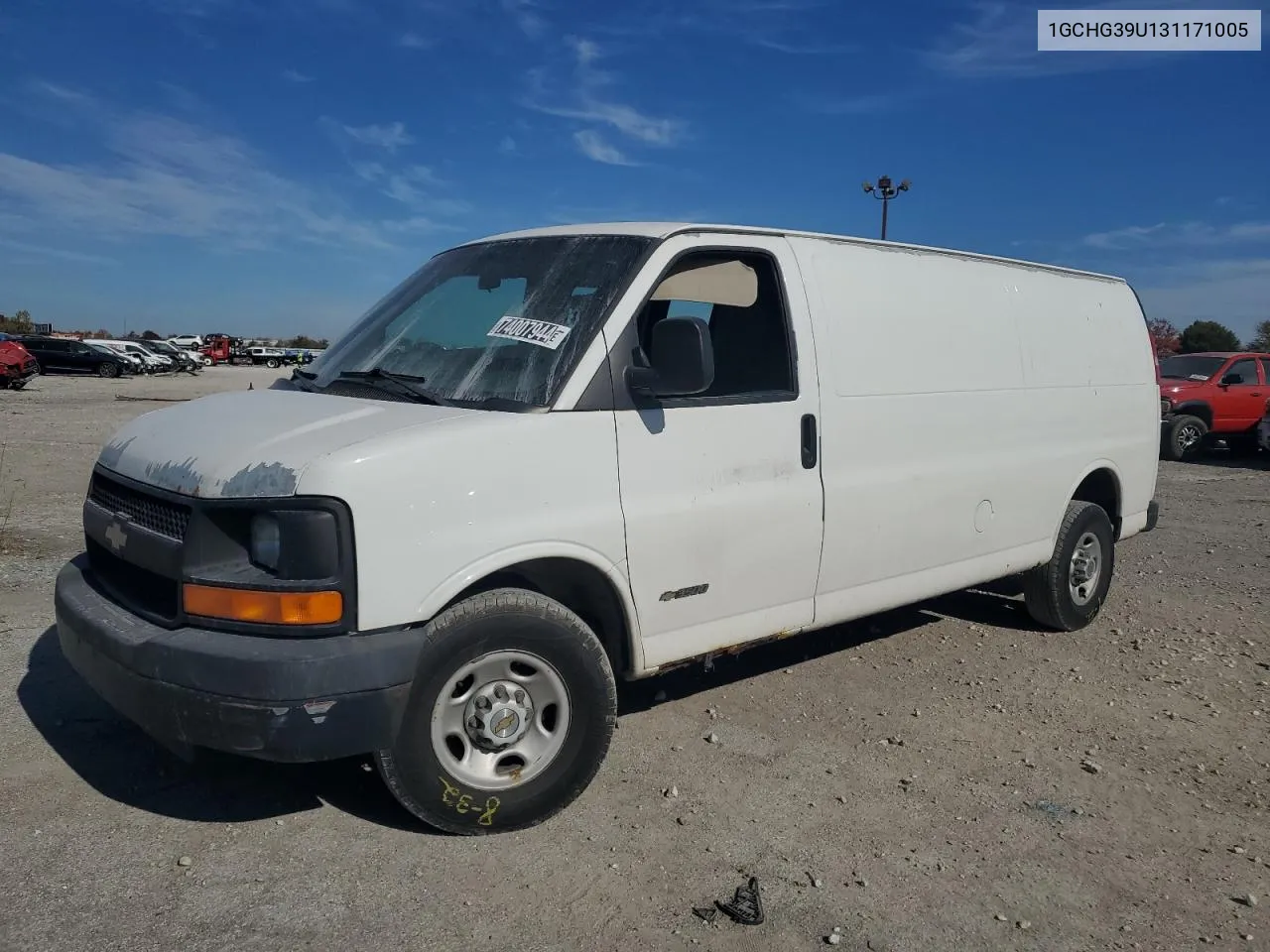 2003 Chevrolet Express G3500 VIN: 1GCHG39U131171005 Lot: 74007944