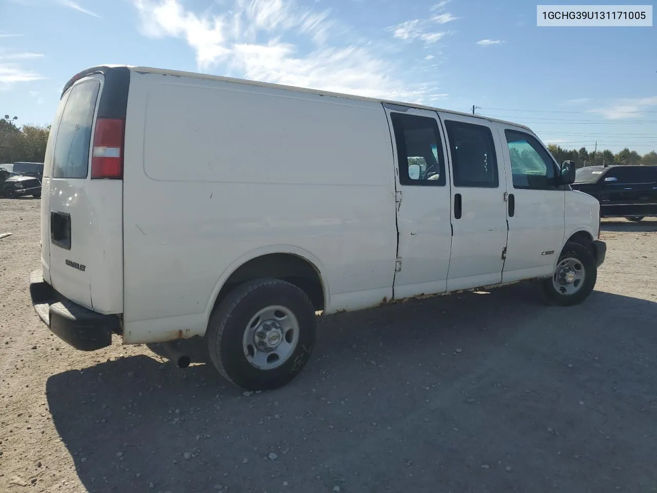 2003 Chevrolet Express G3500 VIN: 1GCHG39U131171005 Lot: 74007944