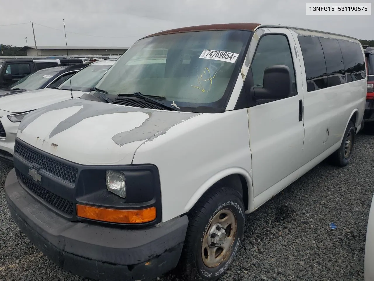 1GNFG15T531190575 2003 Chevrolet Express G1500