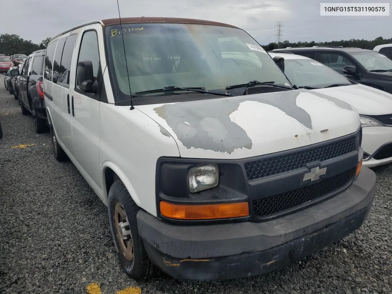 2003 Chevrolet Express G1500 VIN: 1GNFG15T531190575 Lot: 74769654