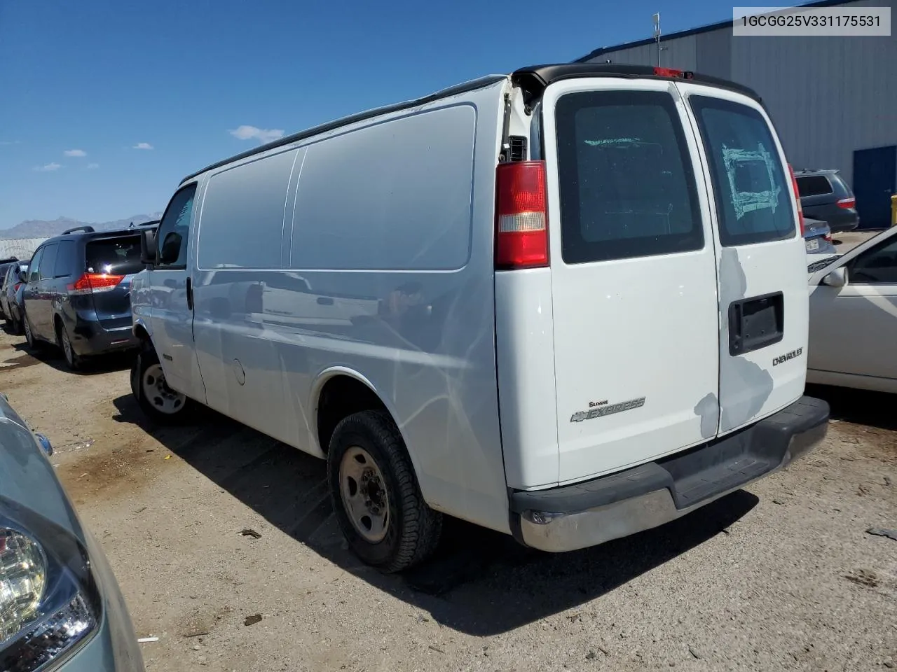 2003 Chevrolet Express G2500 VIN: 1GCGG25V331175531 Lot: 74990144