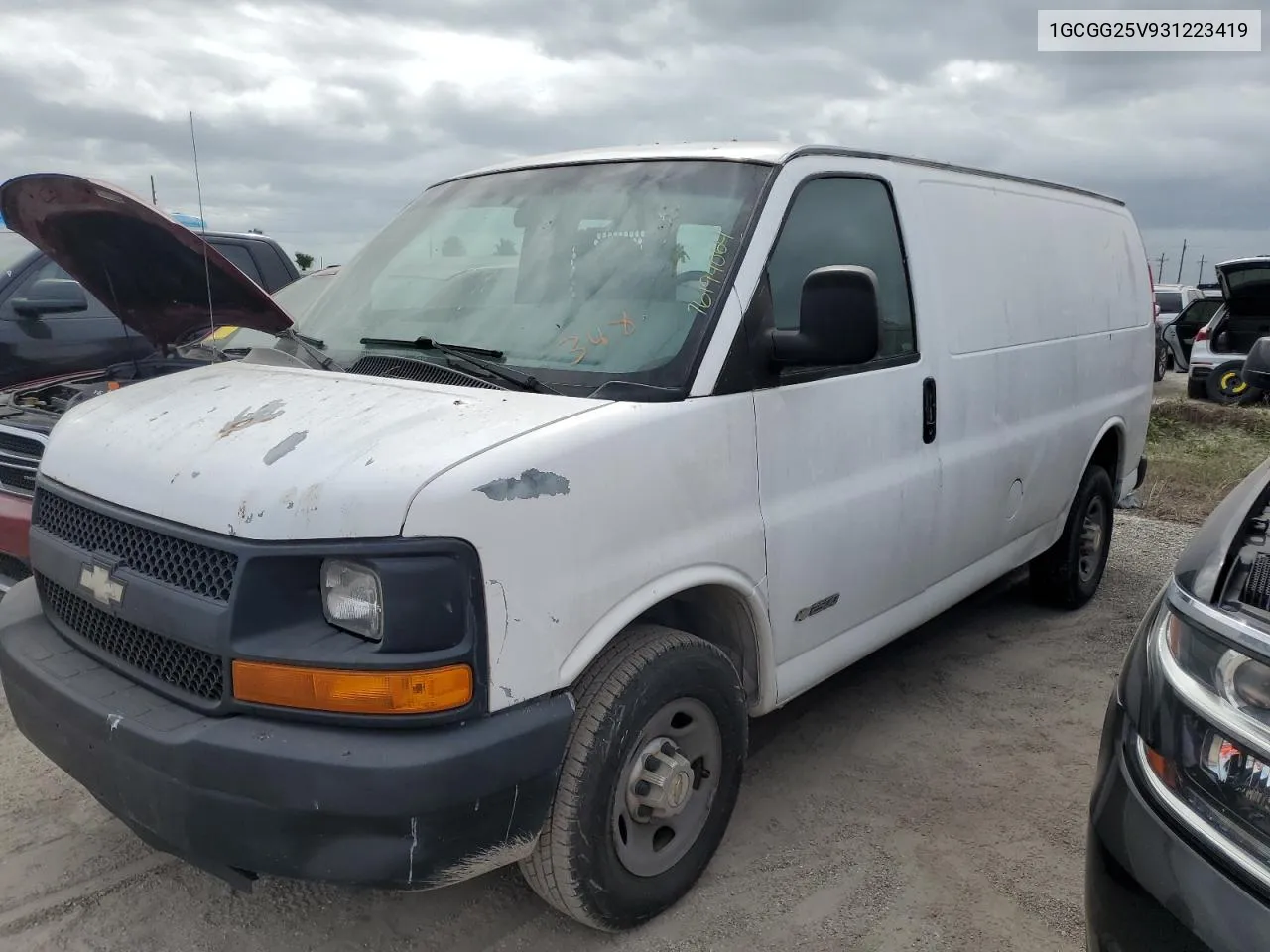 2003 Chevrolet Express G2500 VIN: 1GCGG25V931223419 Lot: 76194064