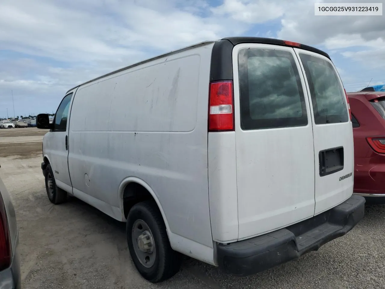 2003 Chevrolet Express G2500 VIN: 1GCGG25V931223419 Lot: 76194064