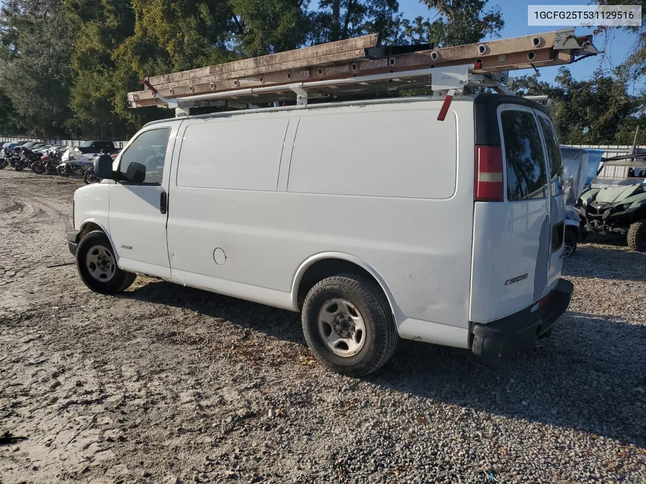 2003 Chevrolet Express G2500 VIN: 1GCFG25T531129516 Lot: 76685004